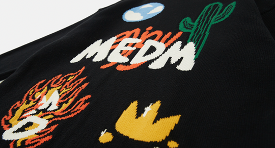 MEDM Campfire Cactus Knit Sweater | Face 3 Face