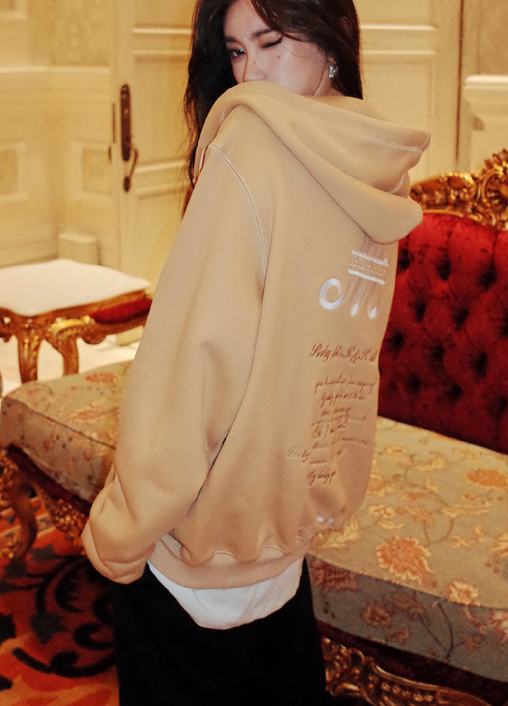 MEDM Snake Letters Logo Zipper Hoodie | Face 3 Face