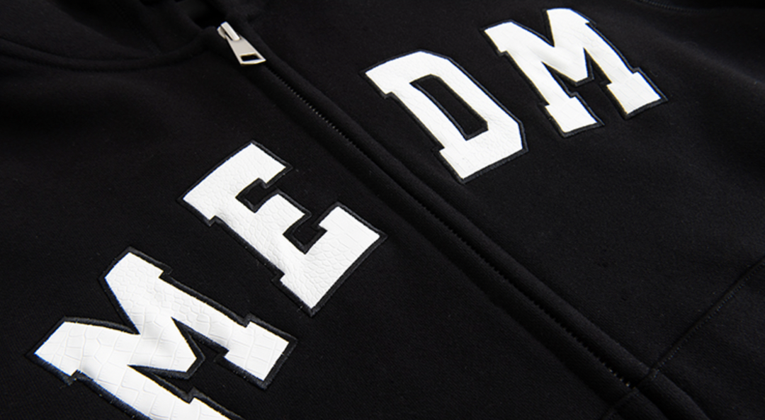 MEDM Snake Letters Logo Zipper Hoodie | Face 3 Face