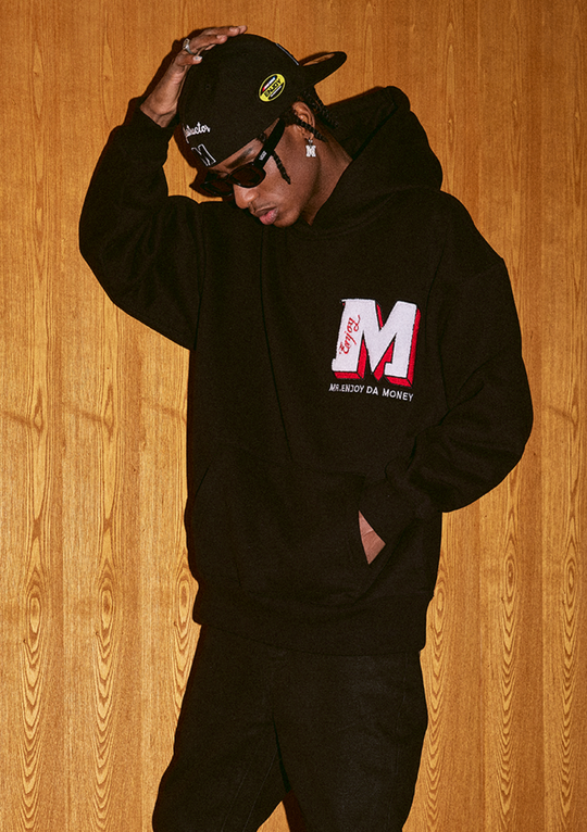 MEDM Ins Wind Super Fire Logo Hoodie | Face 3 Face