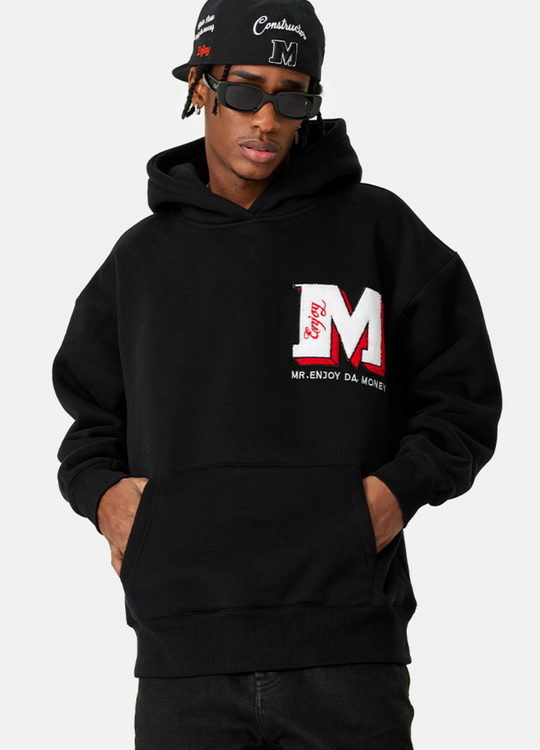 MEDM Ins Wind Super Fire Logo Hoodie | Face 3 Face