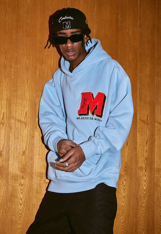 MEDM Ins Wind Super Fire Logo Hoodie | Face 3 Face