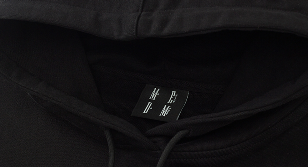 MEDM Letters Printed Flower Hoodie | Face 3 Face