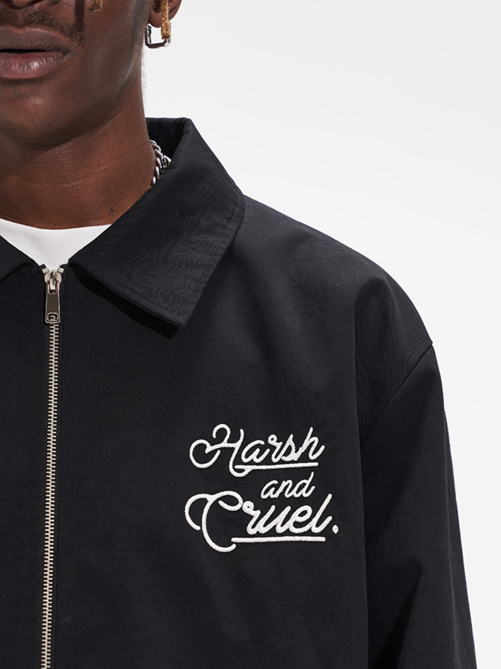 Embroidered Flowers Varsity Jacket – Harsh and Cruel