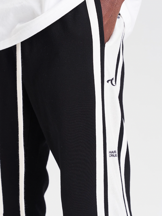 Harsh and Cruel Logo Label Stripes Sweatpants | Face 3 Face