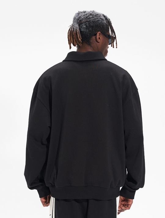 Harsh and Cruel Half Zipper POLO Sweatshirts | Face 3 Face