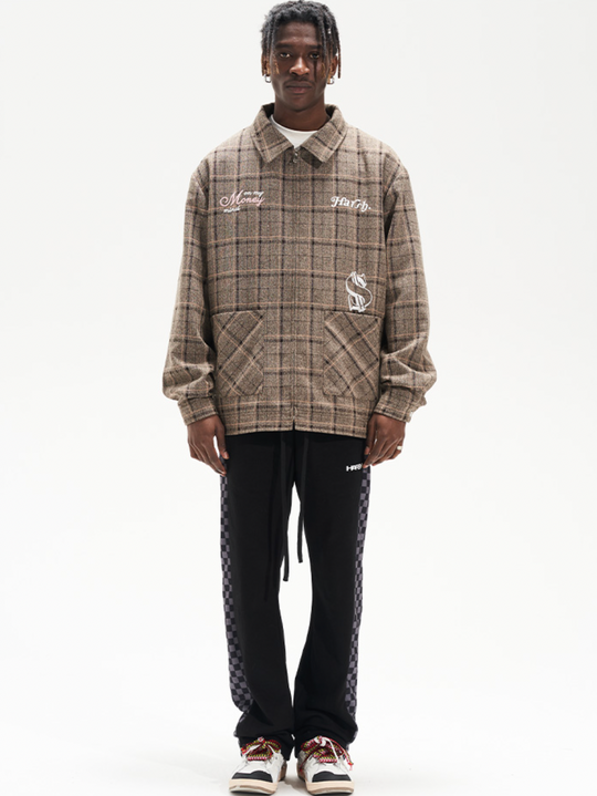 Harsh and Cruel Baggy Vintage Check Jacket | Face 3 Face
