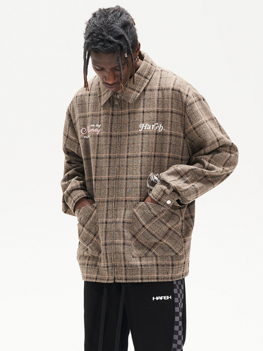 Harsh and Cruel Baggy Vintage Check Jacket | Face 3 Face