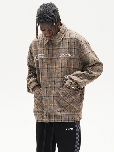 Harsh and Cruel Baggy Vintage Check Jacket