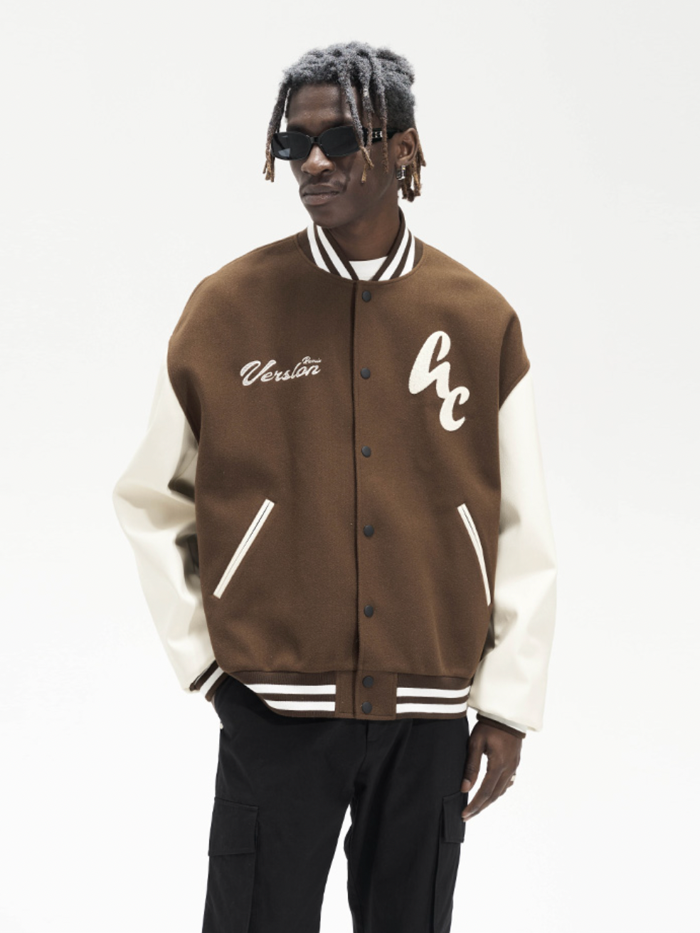 Harsh and Cruel Woolen Logo Varsity Jacket