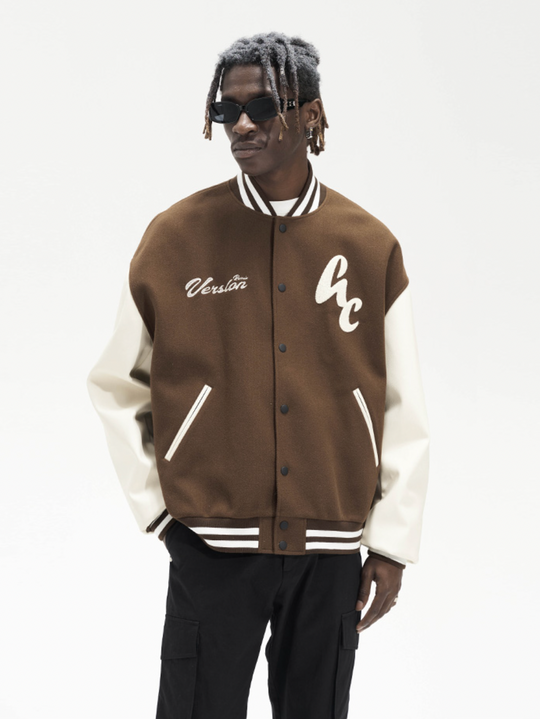 Harsh and Cruel Woolen Logo Varsity Jacket