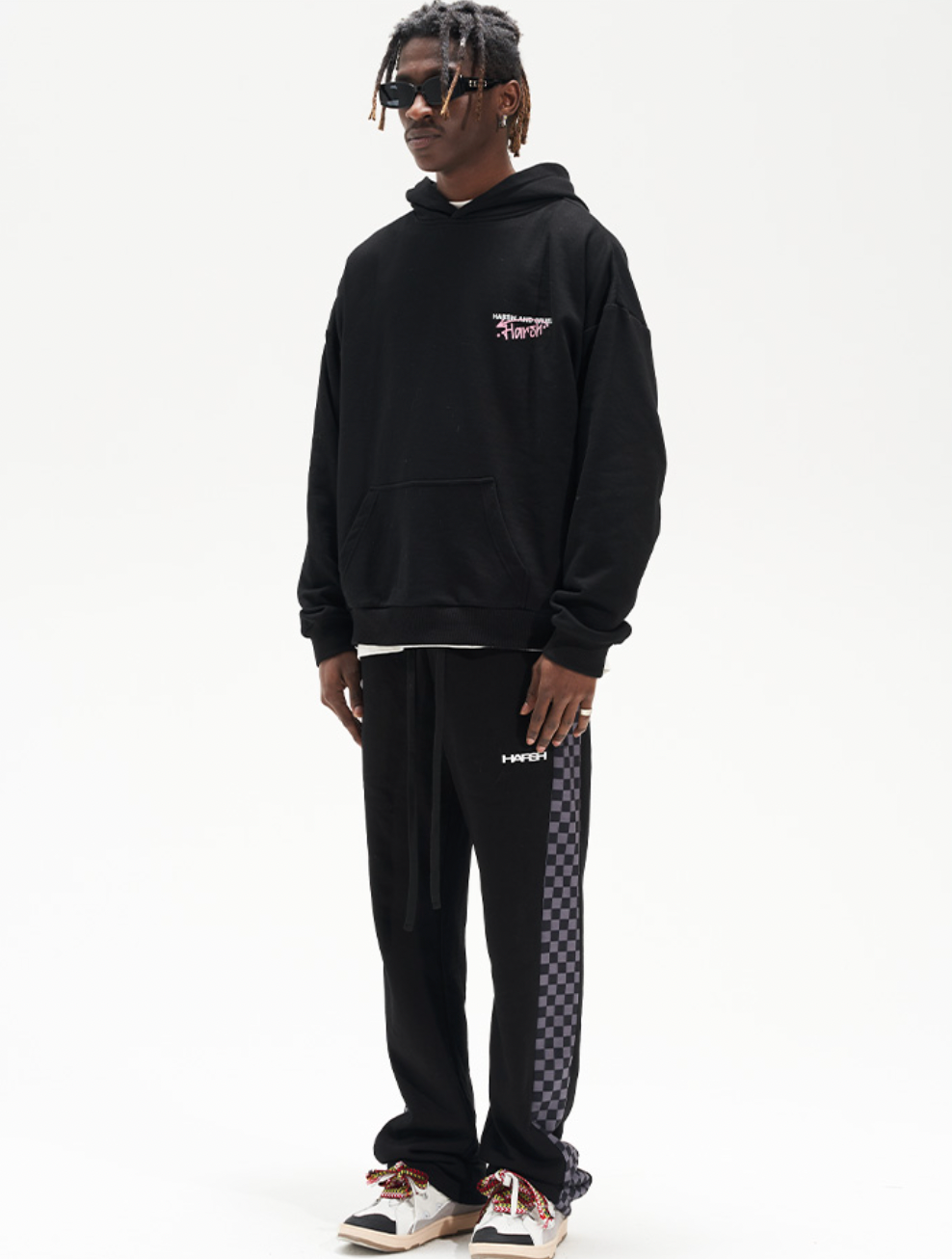 Harsh and Cruel Graffiti Floral Oil Painting Hoodie