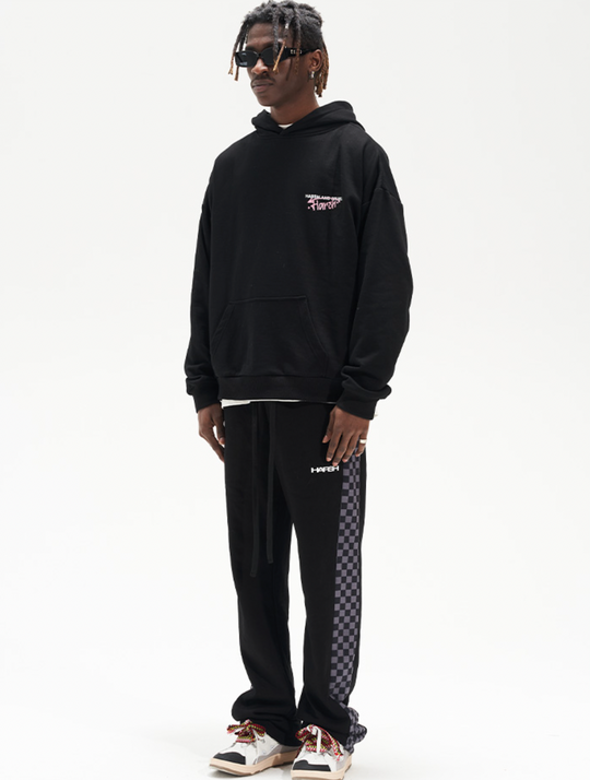 Harsh and Cruel Graffiti Floral Oil Painting Hoodie