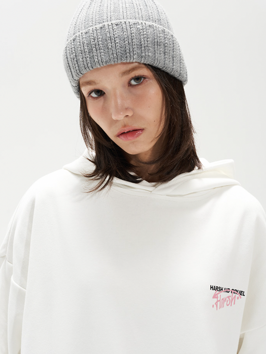 Harsh and Cruel Graffiti Floral Oil Painting Hoodie