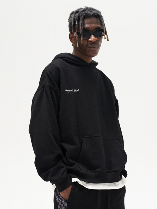 Harsh and Cruel Angelic Appearence Printed Hoodie