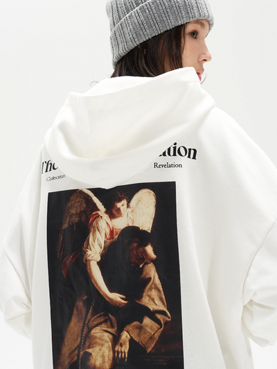 Harsh and Cruel Angelic Appearence Printed Hoodie