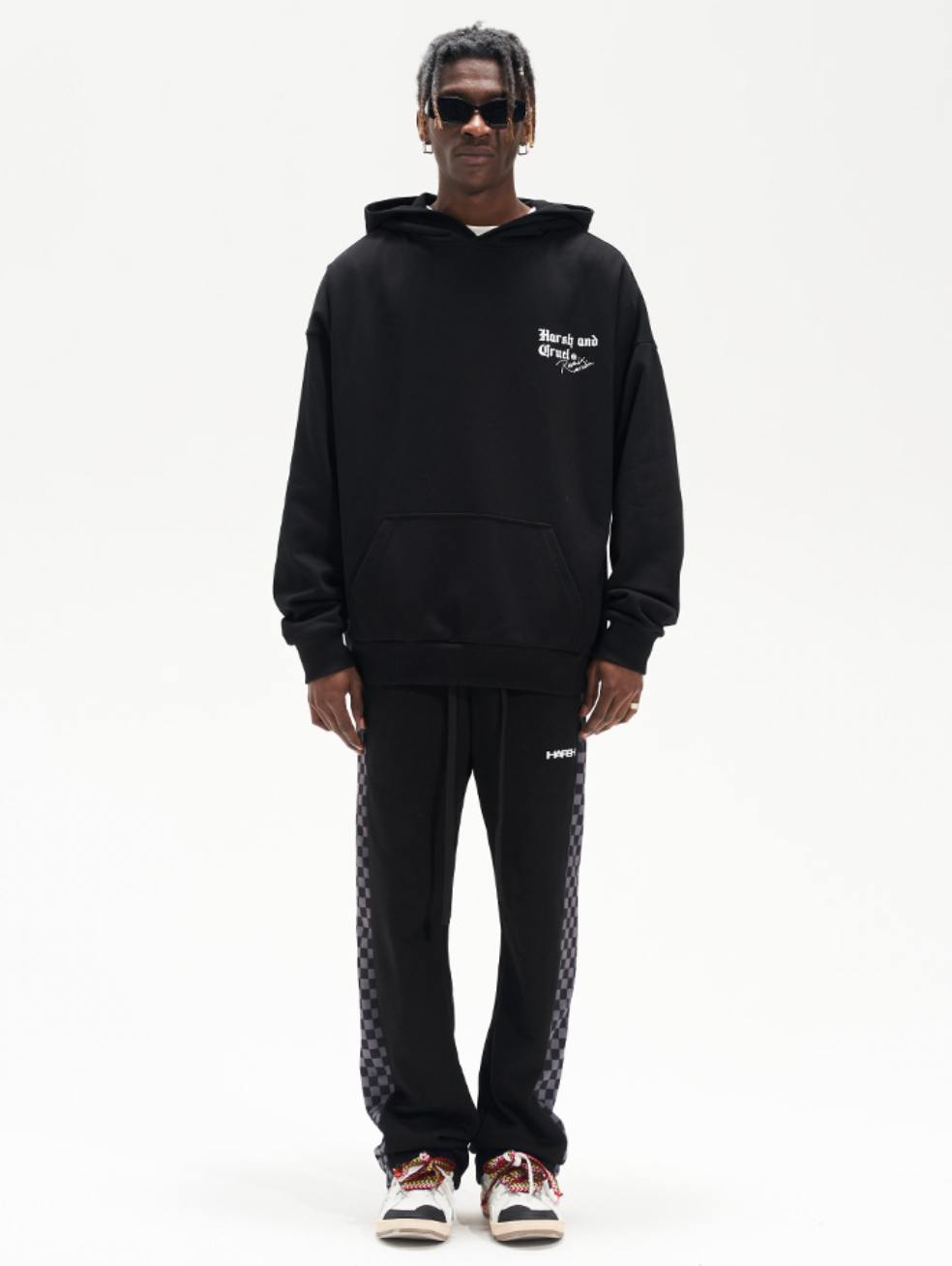 Harsh and Cruel Skull Oil Painting Hoodie