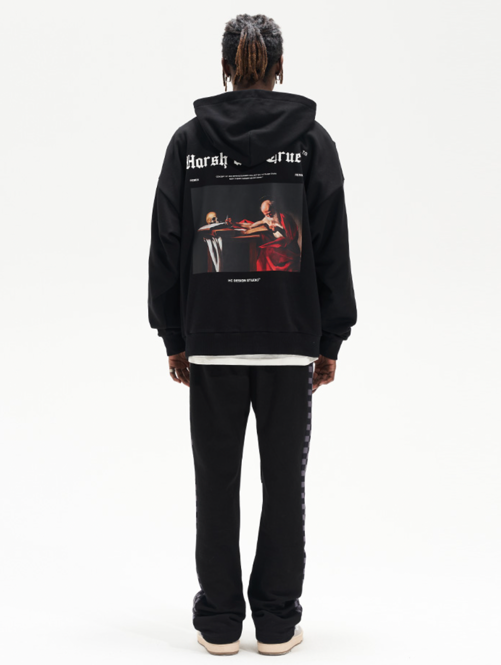 Harsh and Cruel Skull Oil Painting Hoodie