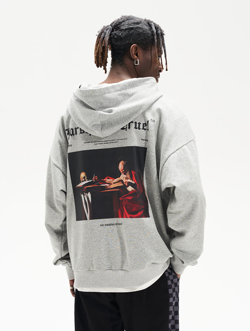 Harsh and Cruel Skull Oil Painting Hoodie