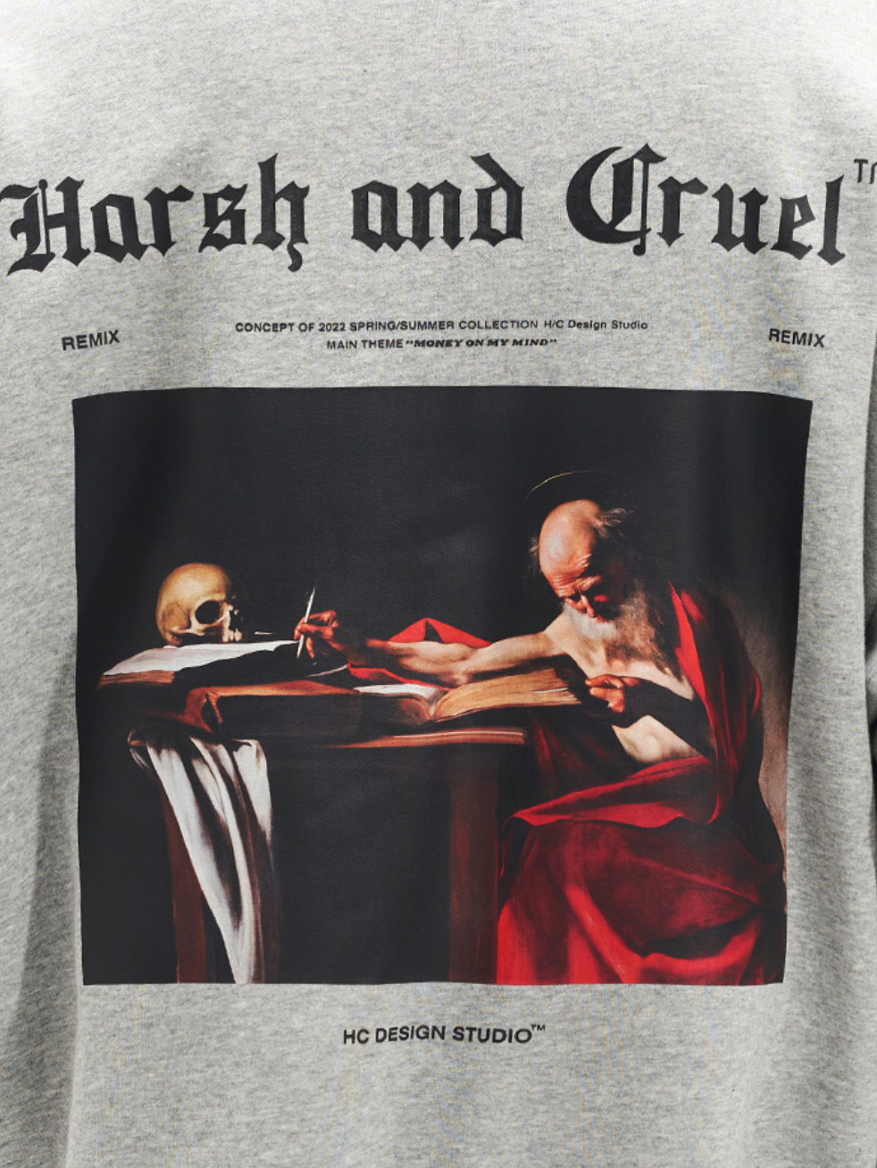 Harsh and Cruel Skull Oil Painting Hoodie