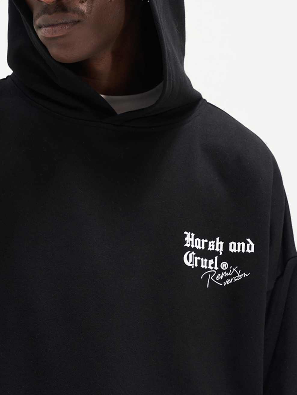 Harsh and Cruel Skull Oil Painting Hoodie