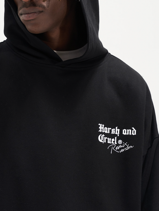 Harsh and Cruel Skull Oil Painting Hoodie