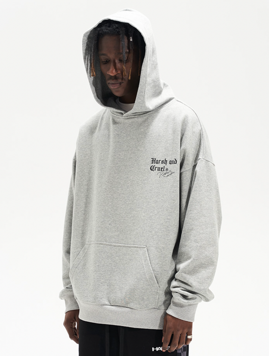 Harsh and Cruel Skull Oil Painting Hoodie