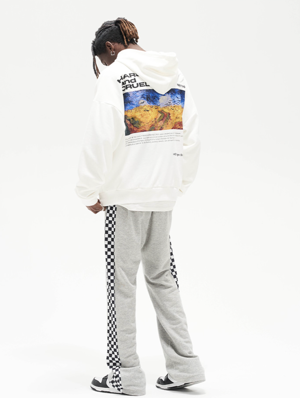 Harsh and Cruel Van Ghog Field Oil Painting Hoodie