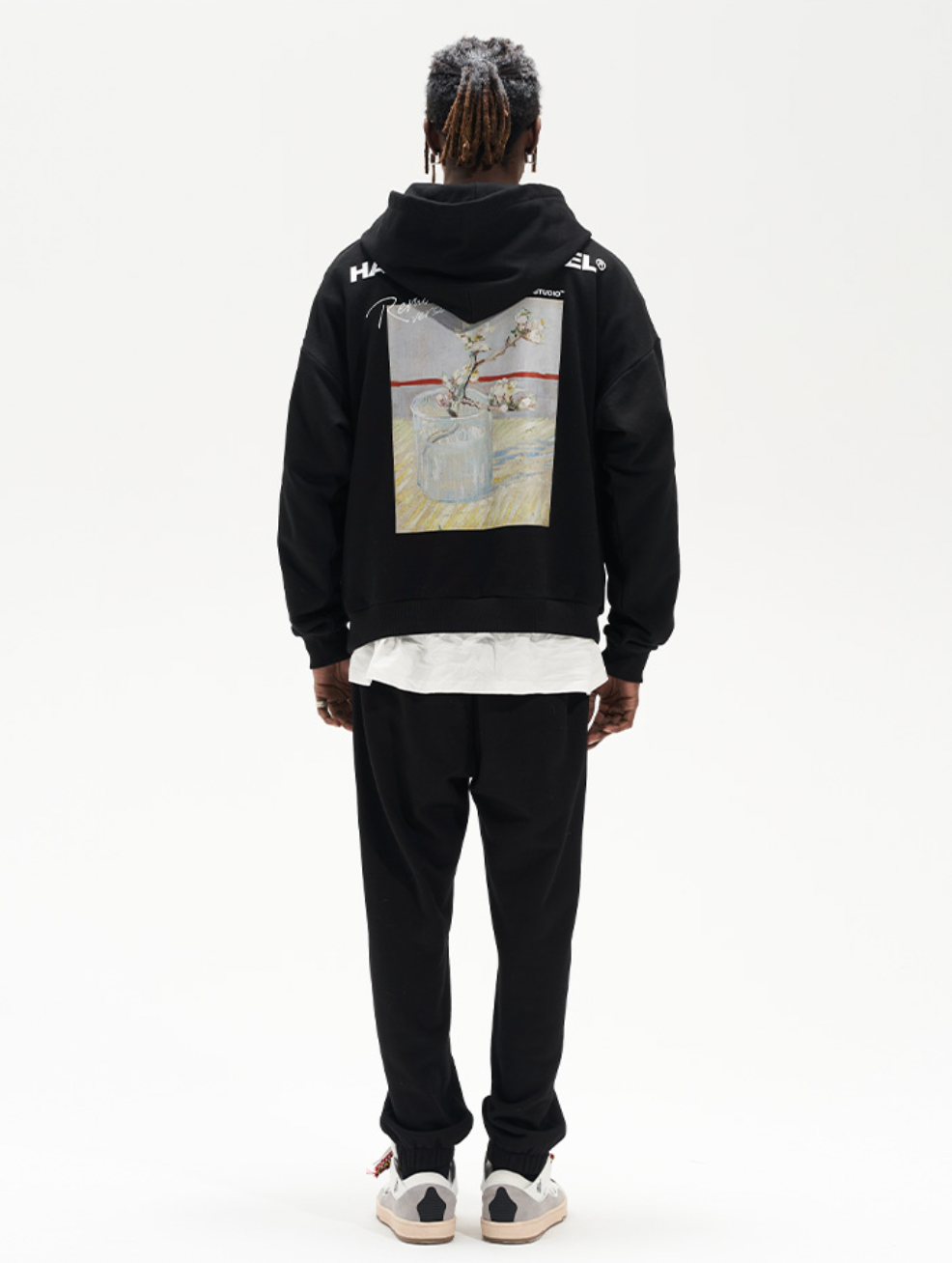 Harsh and Cruel Van Ghog Floral Oil Painting Hoodie