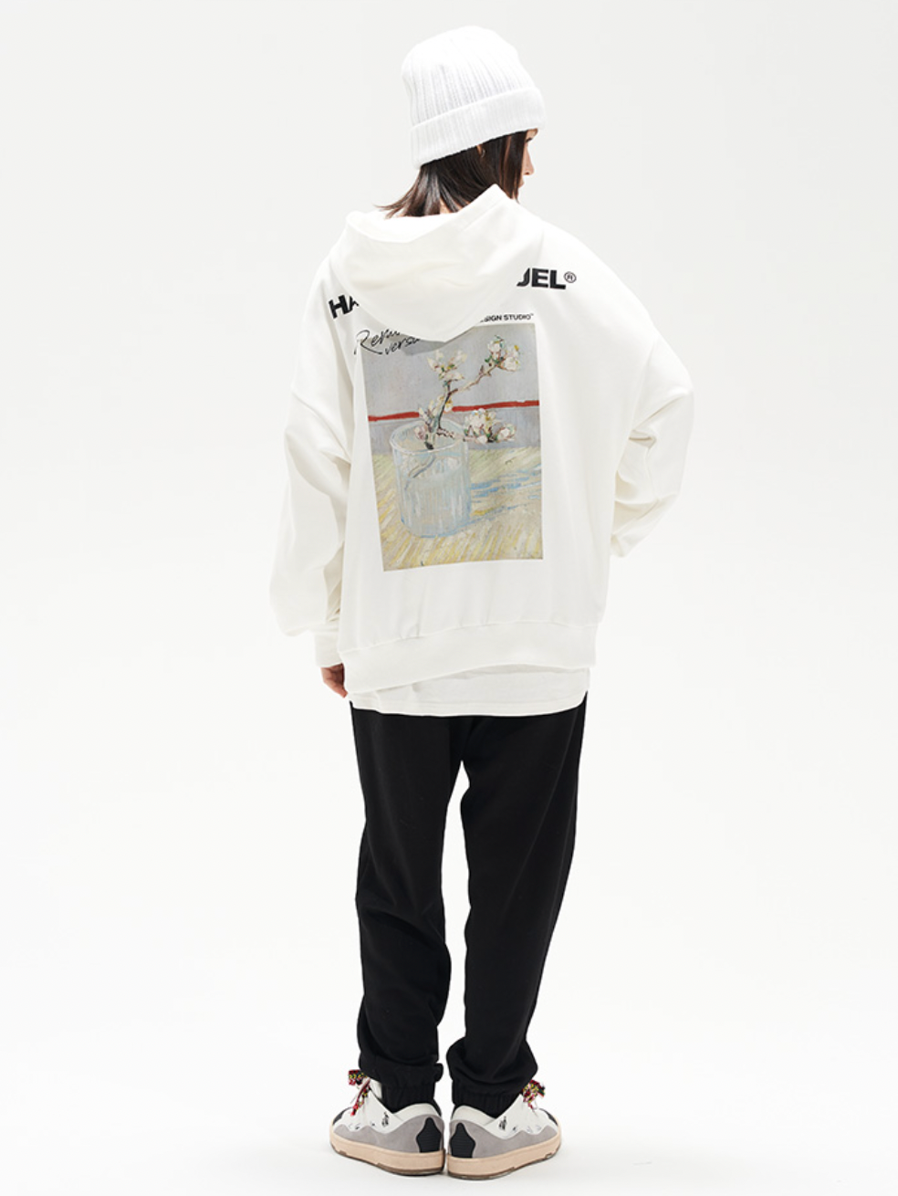 Harsh and Cruel Van Ghog Floral Oil Painting Hoodie