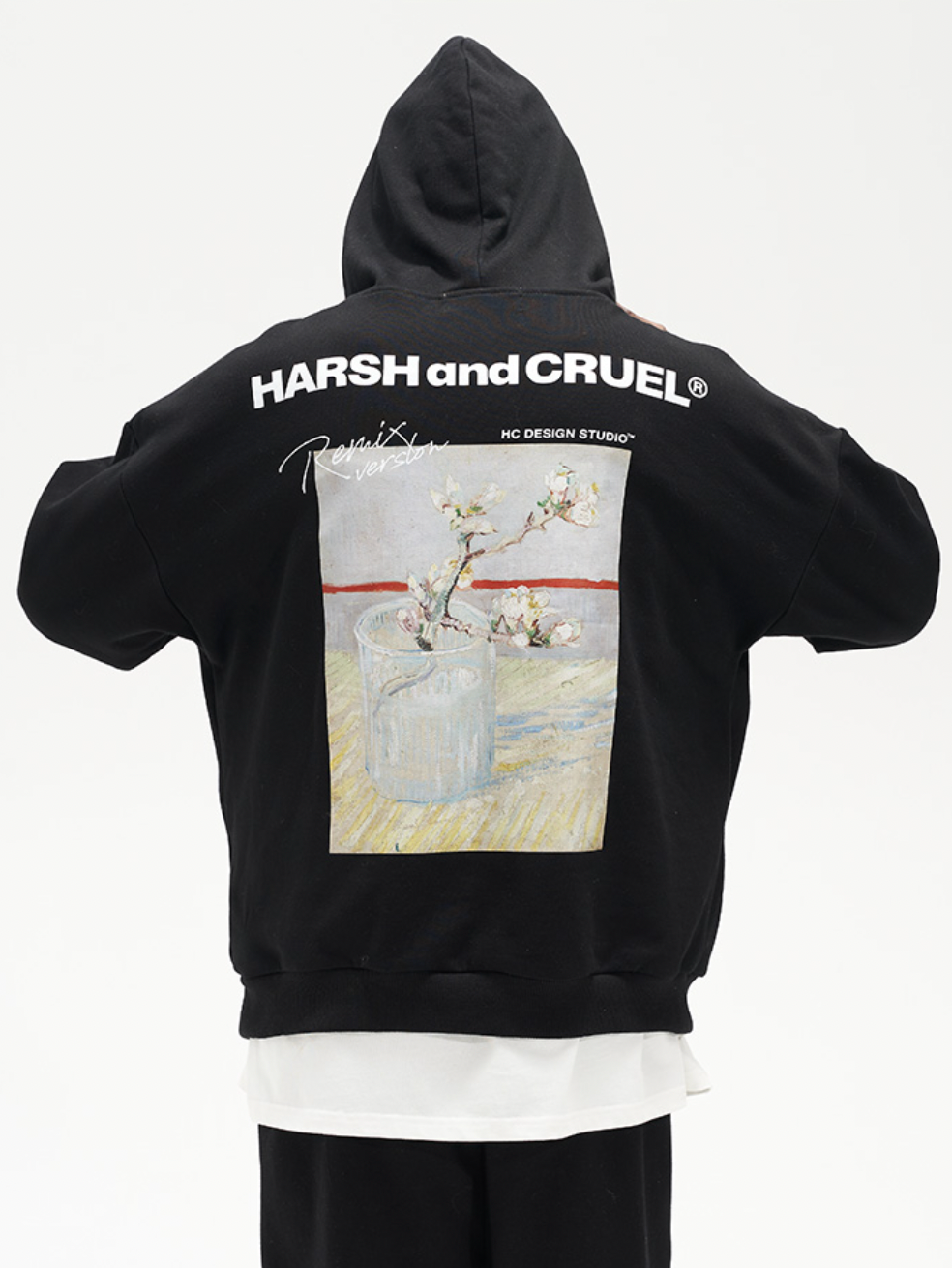 Harsh and Cruel Van Ghog Floral Oil Painting Hoodie