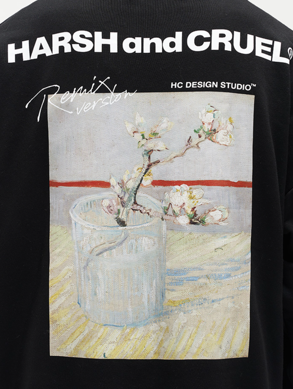 Harsh and Cruel Van Ghog Floral Oil Painting Hoodie