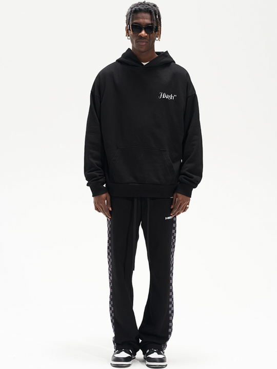 Harsh and Cruel Abstract Floral Print Hoodie