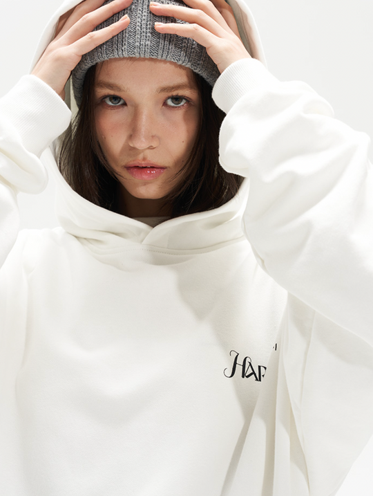 Harsh and Cruel Abstract Floral Print Hoodie