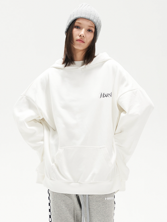 Harsh and Cruel Abstract Floral Print Hoodie