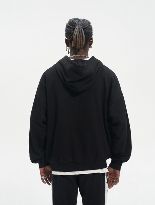 Harsh and Cruel Graffiti Style Dreadlocks Hoodie