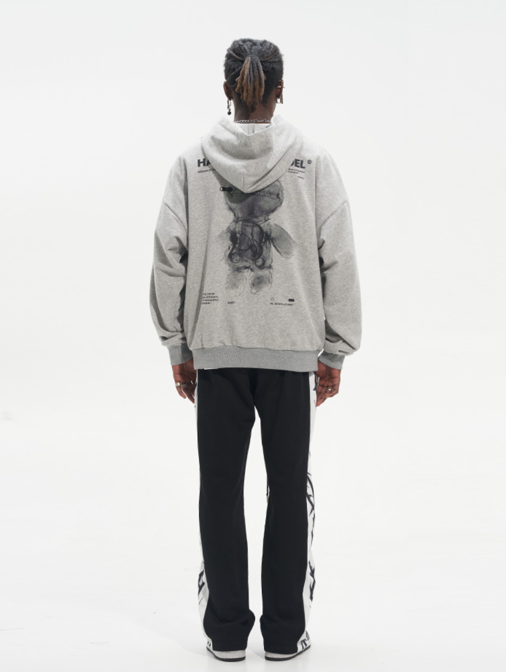 Harsh and Cruel X-Ray Doll Printed Hoodie