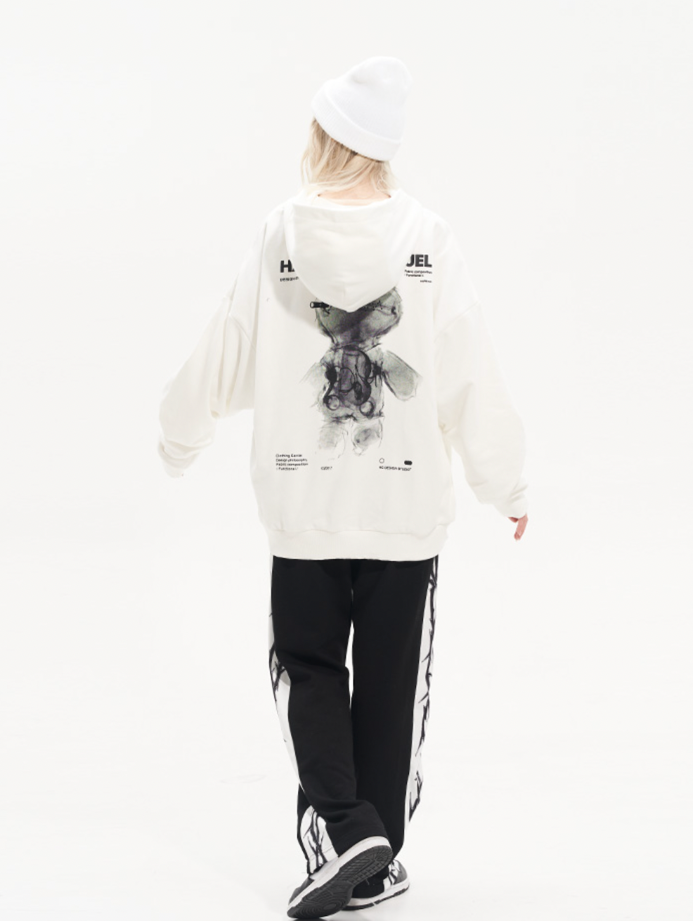 Harsh and Cruel X-Ray Doll Printed Hoodie