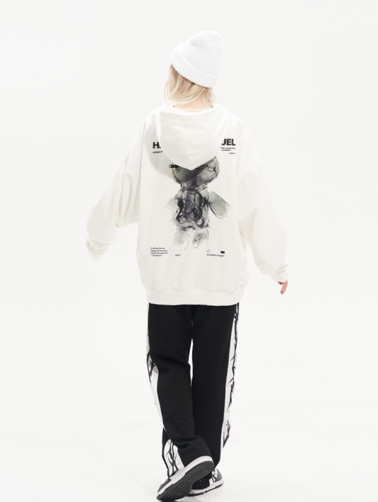 Harsh and Cruel X-Ray Doll Printed Hoodie