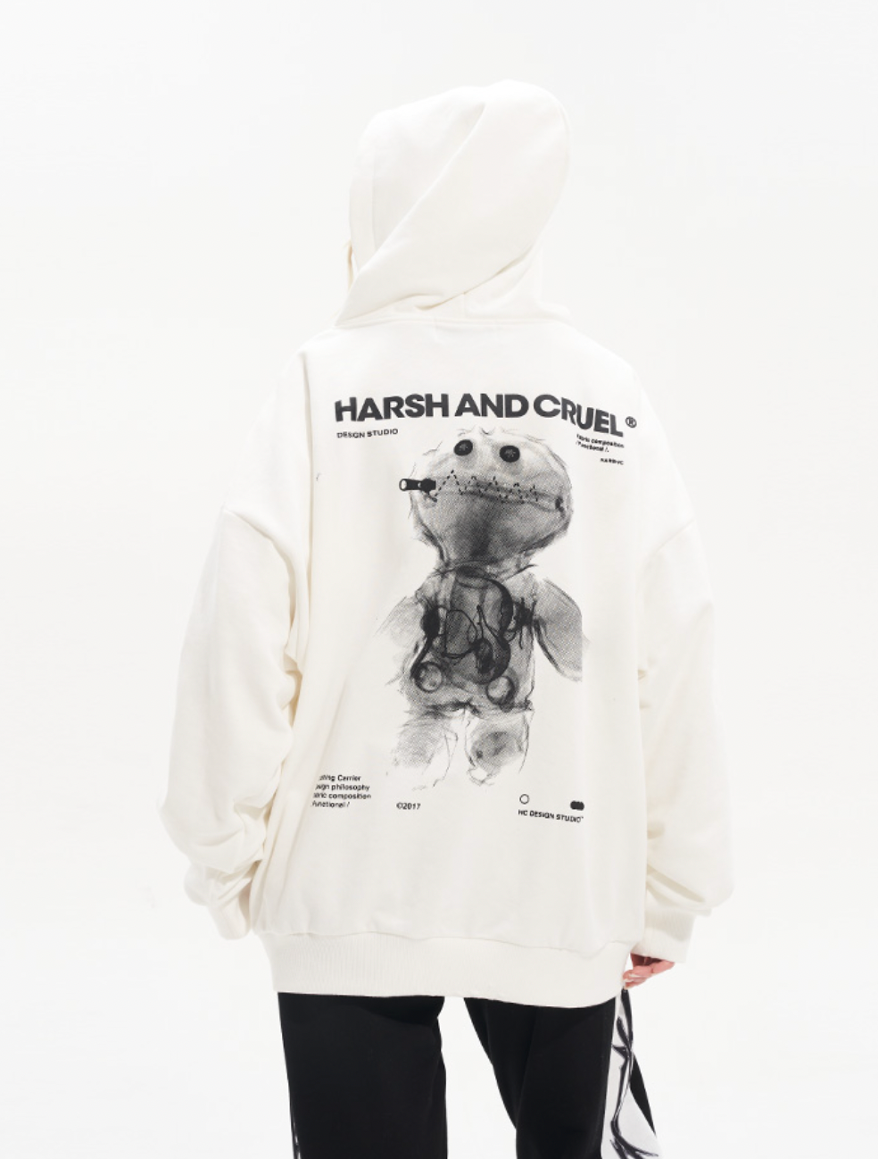 Harsh and Cruel X-Ray Doll Printed Hoodie