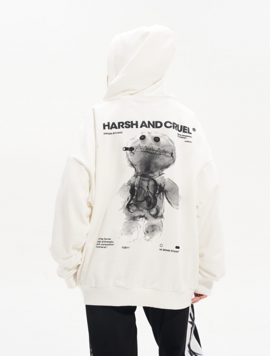 Harsh and Cruel X-Ray Doll Printed Hoodie
