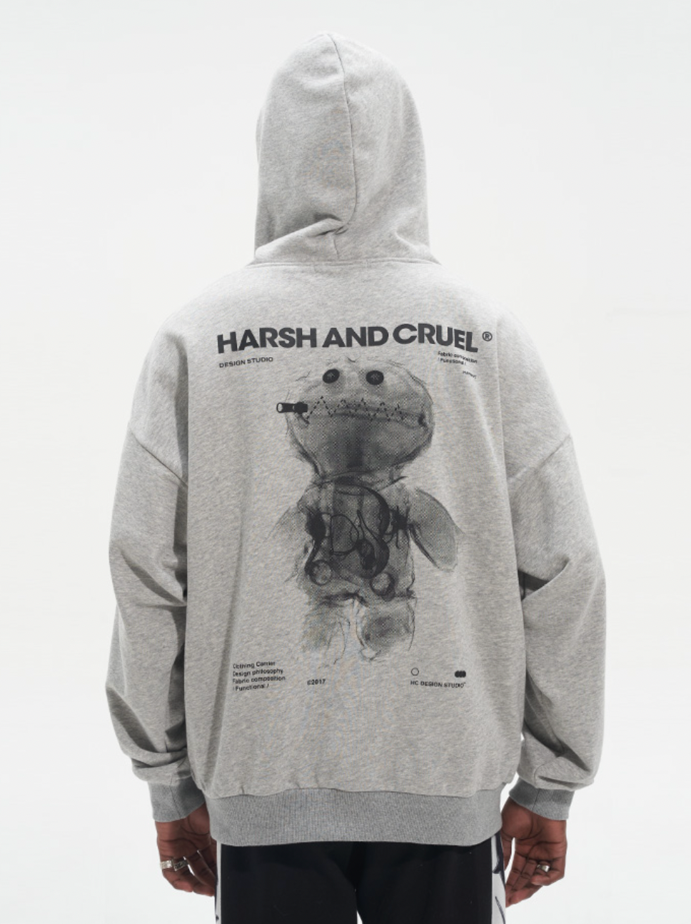 Harsh and Cruel X-Ray Doll Printed Hoodie
