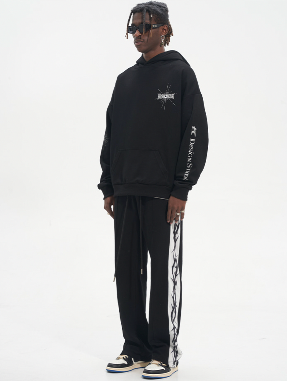 Harsh and Cruel Bullet Hole Printed Hoodie