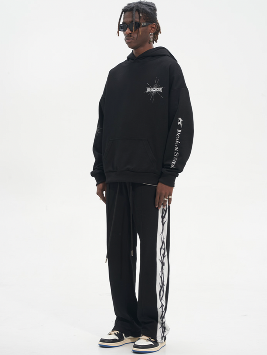 Harsh and Cruel Bullet Hole Printed Hoodie