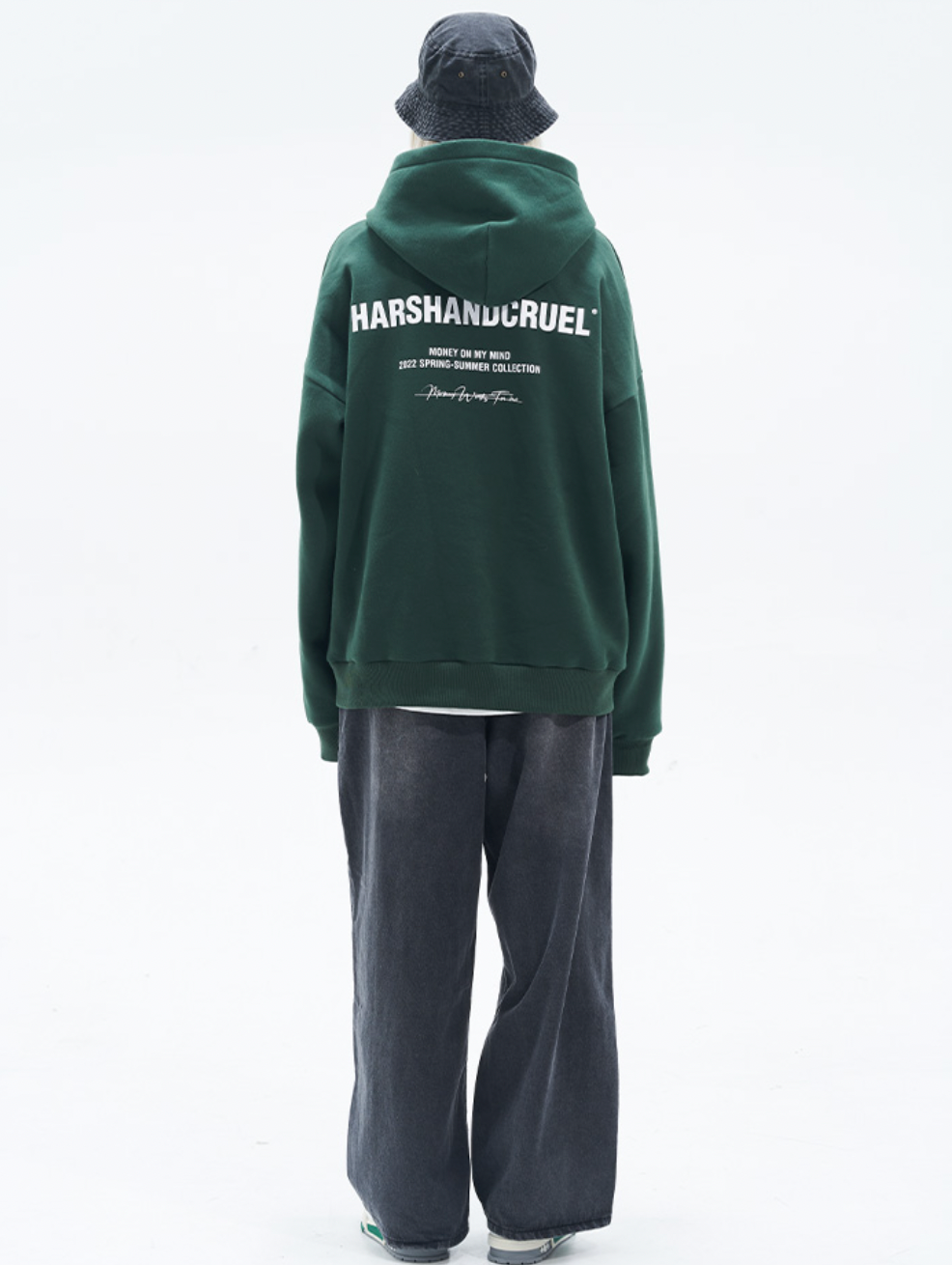 Harsh and Cruel Retro Loose Logo Hoodie