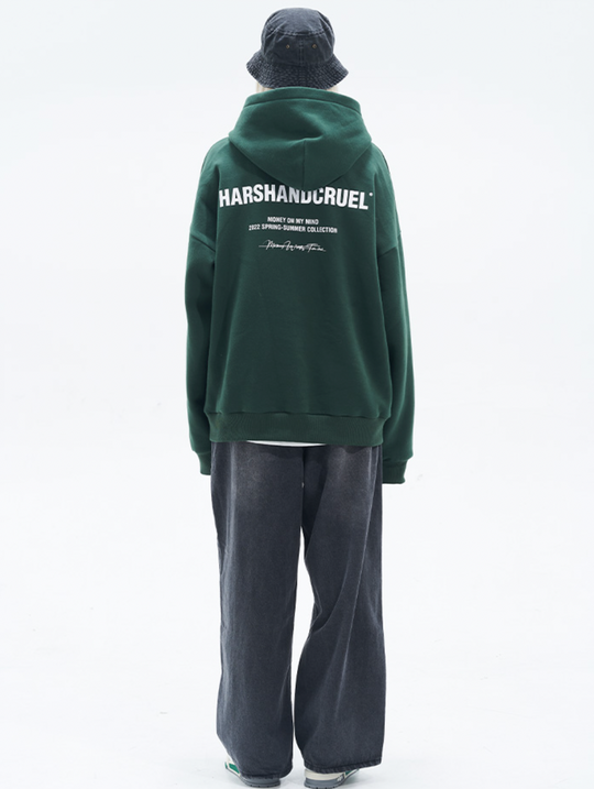 Harsh and Cruel Retro Loose Logo Hoodie
