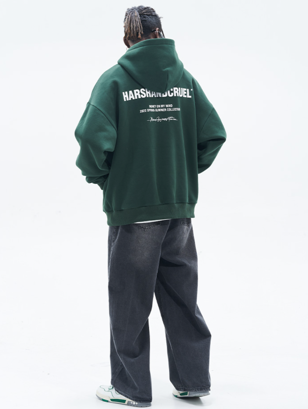 Harsh and Cruel Retro Loose Logo Hoodie