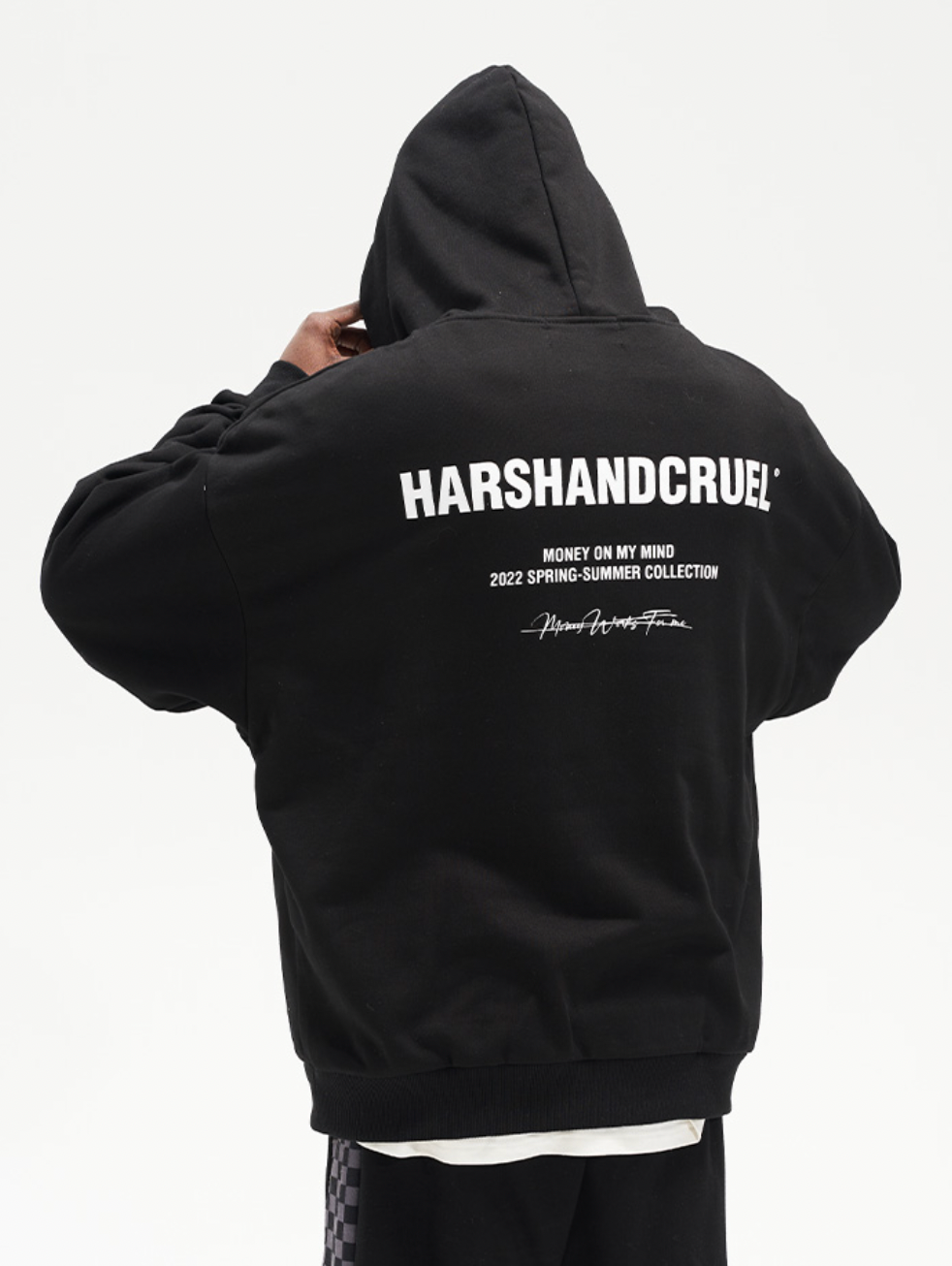 Harsh and Cruel Retro Loose Logo Hoodie