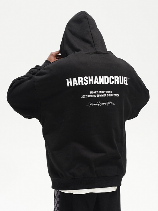 Harsh and Cruel Retro Loose Logo Hoodie