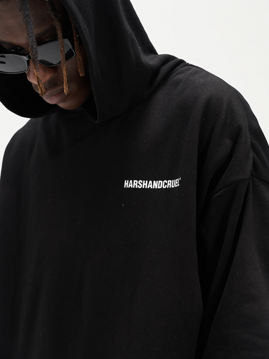 Harsh and Cruel Retro Loose Logo Hoodie
